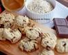 Cookies aux flocons d'avoine, beurre de cacahuète et pépites de chocolat