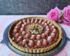 Tarte bressane aux pralines roses