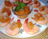 Gambas au chutney d'abricots