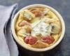 Clafoutis de tomates cerises au Bresse Bleu