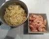 Tagliatelles aux crevettes et au parmesan