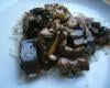 Canard sauté au gingembre et aux champignons