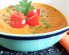 Velouté de carottes à la tomate