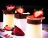 Mousse chocolat blanc et fraises