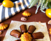 Madeleines au miel fleuri et cannelle