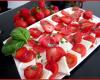 Salade de tomates et de fraises