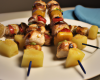 Brochettes de lotte à l'espagnole