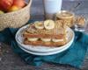 Croque-monsieur sucré à la banane et beurre de cacahuètes