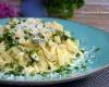 Tagliatelle aux courgettes sautées à l'ail, citron et persil