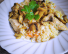 Riz au poulet champignons