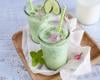 Smoothie vert au lait de chèvre