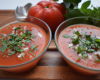 Gaspacho de tomates non calorique