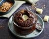 Brownie healthy express coeur coulant au chocolat blanc