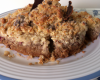 Gâteau crumble poires et chocolat