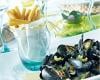 Moules au curry et frites en cornet