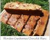 Blondies cranberries chocolat blanc