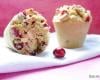 Muffins aux canneberges et chocolat blanc