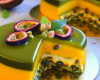 Entremets aux fruits de la passion et pistache