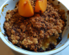 Crumble abricot et chocolat