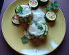 Charlotte de courgettes au fromage de chèvre Boursault