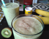 Smoothie à la banane et au kiwi