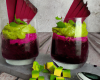 Verrine avocat betterave