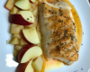 Filet de merlan au cidre et aux pommes