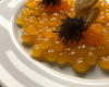 Caviar d'artichaut aux oranges confites