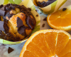 Muffins à l'orange et au chocolat