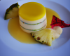 Panna Cotta exotique au coulis d'ananas