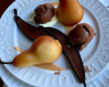 Poire choco et glace vanille