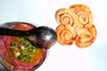 Gaspacho de betteraves en verrines