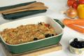 Crumble de légumes aux olives