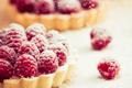 Tarte aux framboises