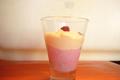 Cremeux framboise et mousse chocolat blanc