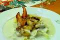 Duo de Homard et Langouste sur lit de parpardelles