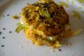 Candadian' scones : édam, mimolette, sésame noir et poireaux