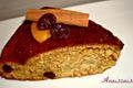 Gâteau moelleux aux cranberries, poires, son d'avoine, sans beurre