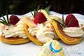 Crêpes Parmentier aux Pistaches et Chantilly au Mascarpone au Citron et Framboises