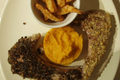 Duo de côtes d'agneau panées