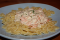 Pâtes au saumon fumé