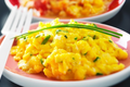 Œufs brouillés à la crème fraîche