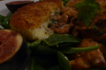 Croccante de Saint Marcellin et salade d'automne