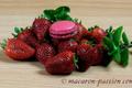 Macarons fraise menthe