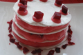 Millefeuille meringué aux deux betteraves