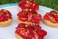 Mini gâteaux aux fraises