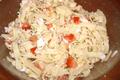 Salade de Fettucine à la tomate et au basilic