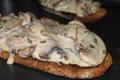 Toast aux champignons