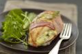 Délicieux poulet grillé au Bresse Bleu