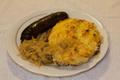 Boudin noir et sa purée à l'oignon !